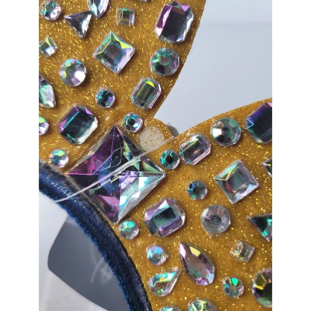 Disney Minnie Mouse 50th Anniversary Ears Headband Sequins New / Tags READ